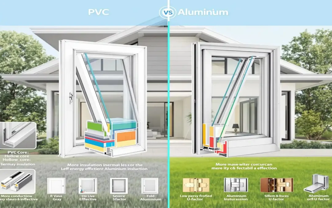 🪟 Fenêtres PVC ou alu : Que choisir pour votre maison ?